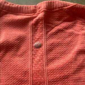 lululemon athletica Women's Vibrant Coral Crew Neck Sweater